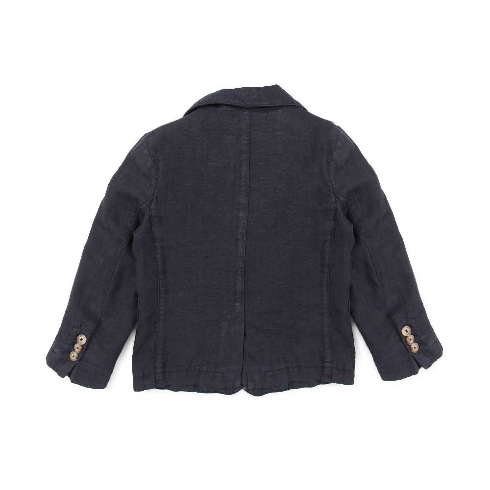 Nupkeet Giacca lino blu navy Ancona Vendite Flash