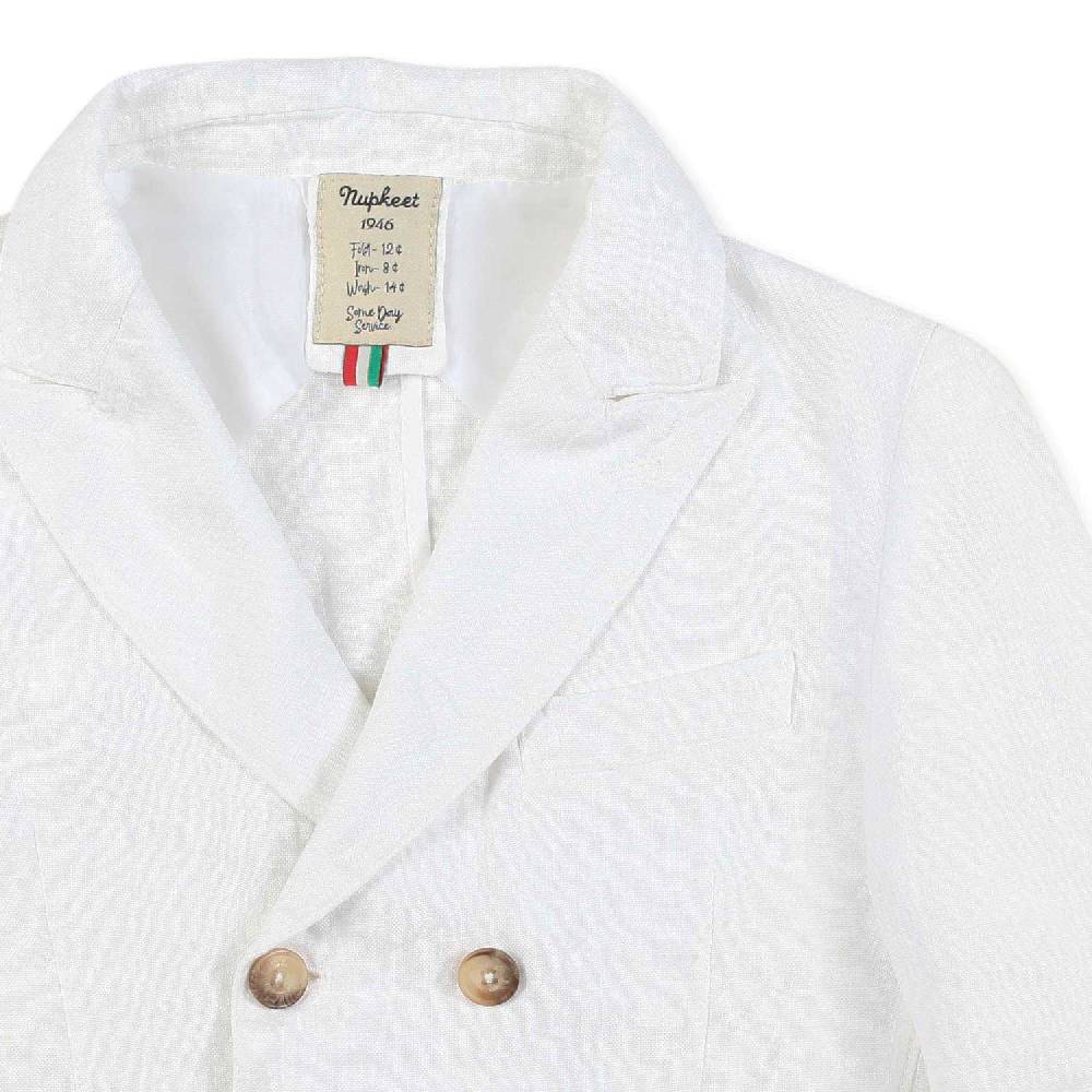 Nupkeet Giacca lino bianca Catania Negozio