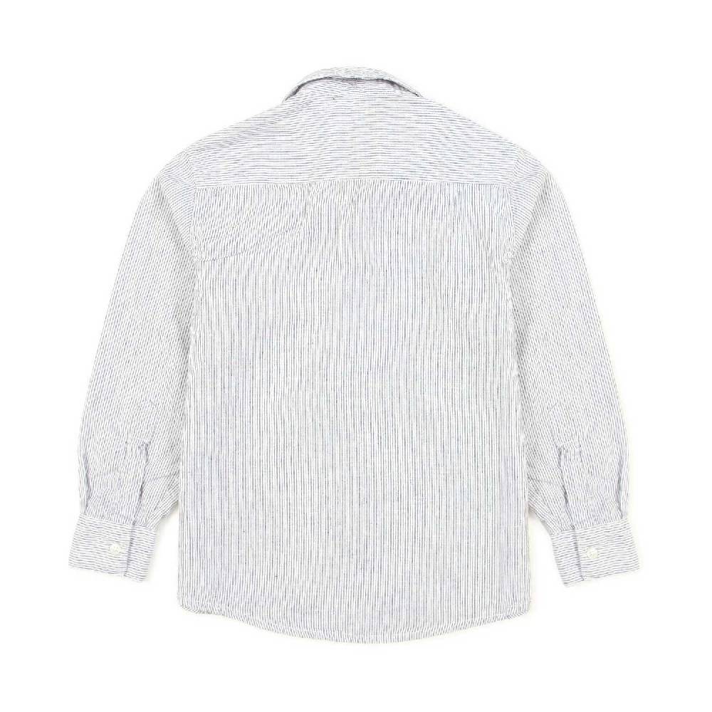 Nupkeet Camicia grigia e nera a righe Modena In Linea