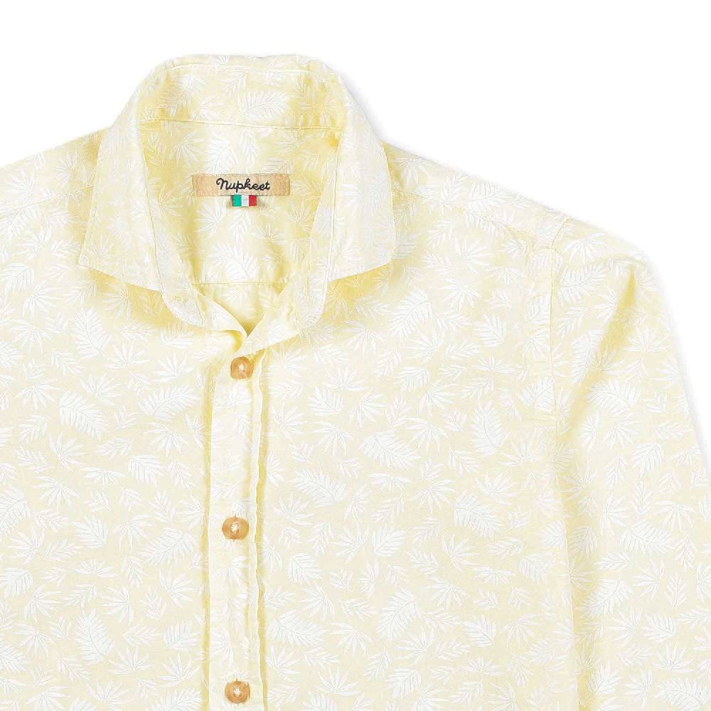 Nupkeet Camicia giallo banana Siracusa Qualità