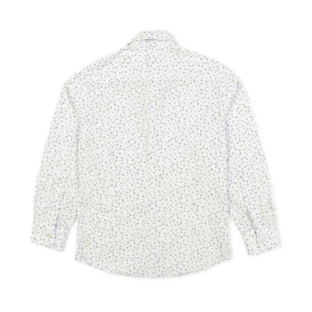 Nupkeet Camicia bianca fiori blu Bolzano Promozione