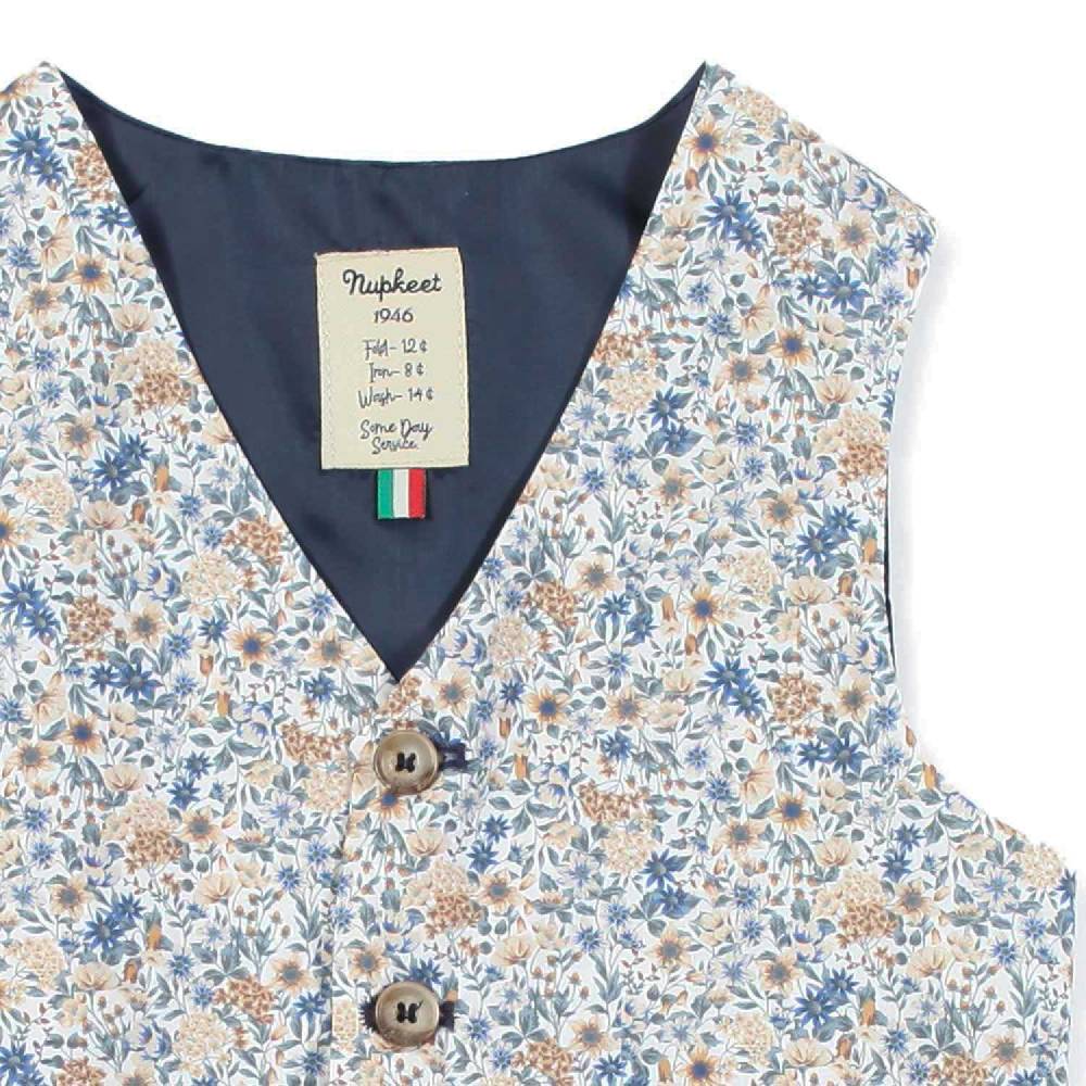 Nupkeet Gilet floreale multicolor Latina Qualità Garantita