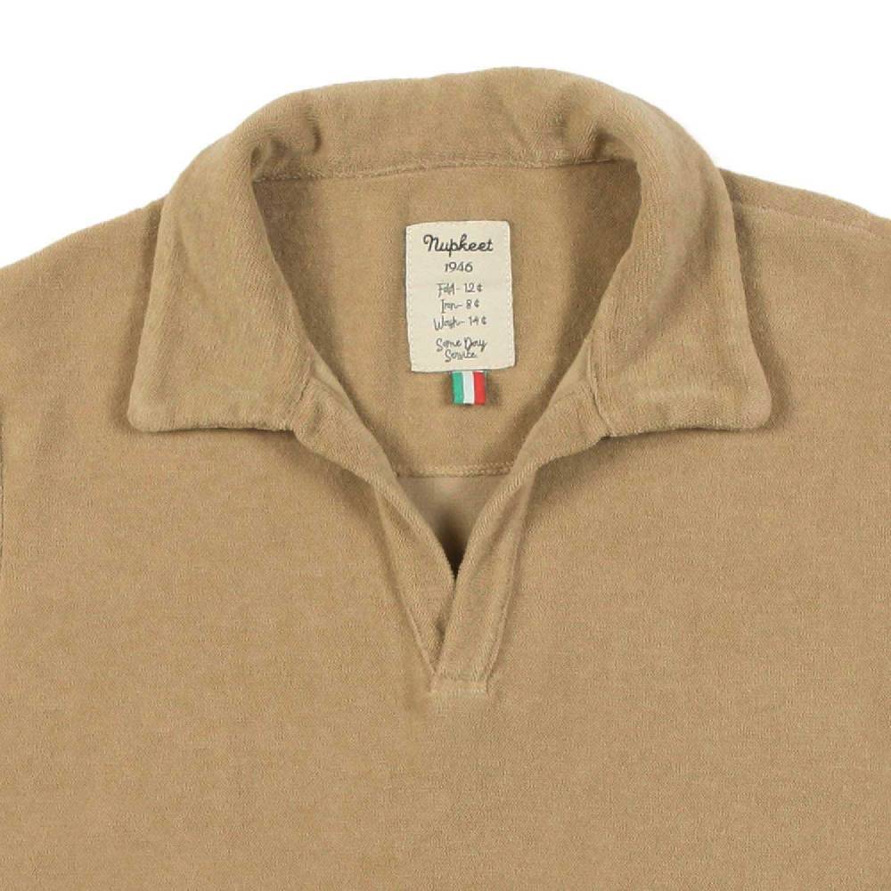Nupkeet Polo spugna beige sabbia Cesena Promozione Limitata