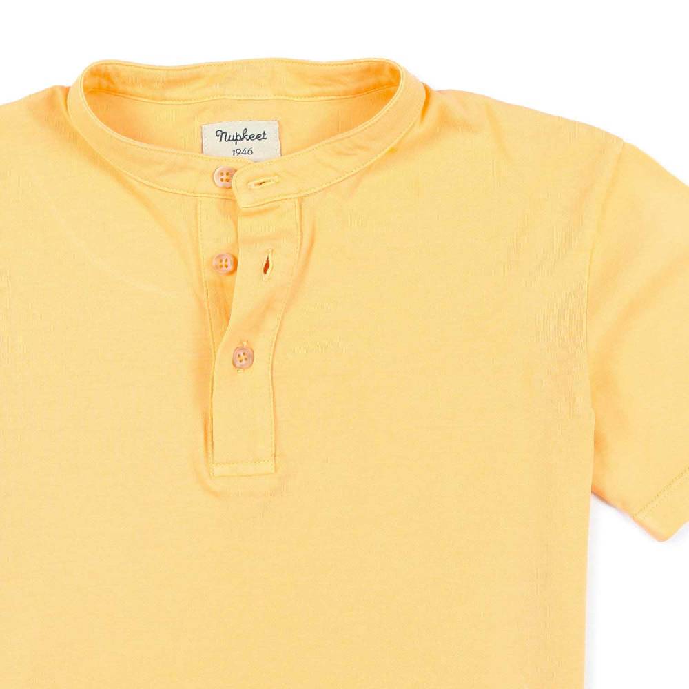 Nupkeet T-shirt serafino arancio zucca Brescia Outlet