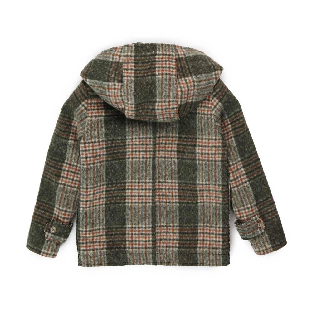 Nupkeet Giaccone Fausto verde tartan Saldi Di Fabbrica