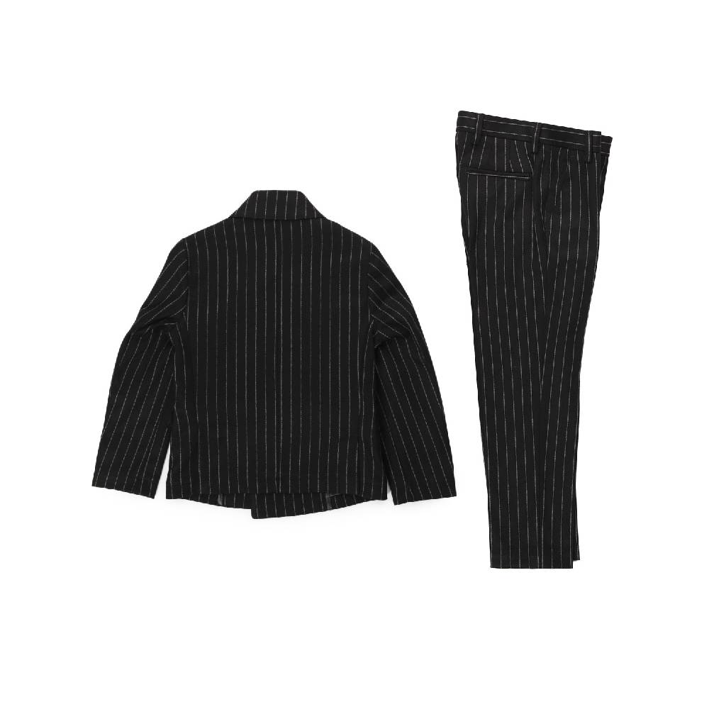 Nupkeet Completo gessato nero Ottavio Italy