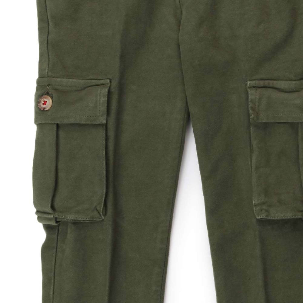 Nupkeet Pantalone Luciano verde militare Qualità Garantita