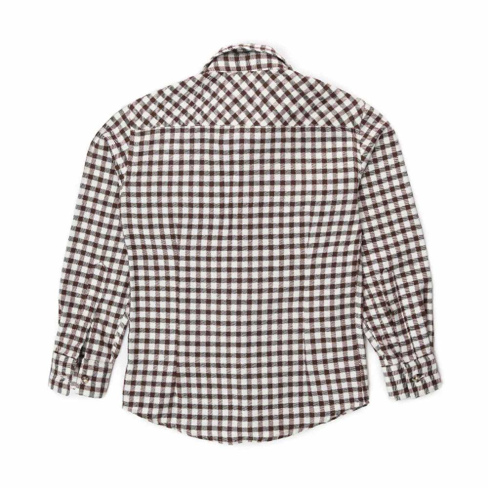Nupkeet Camicia vichy marrone Genny Promozione Limitata
