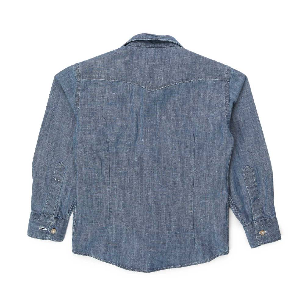 Nupkeet Camicia texana Ruben blu denim Prezzo Ridotto