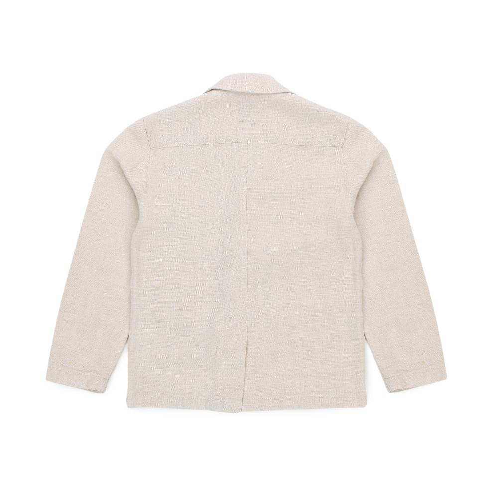 Nupkeet Giaccone misto lino Hawaii bianco panna Moda