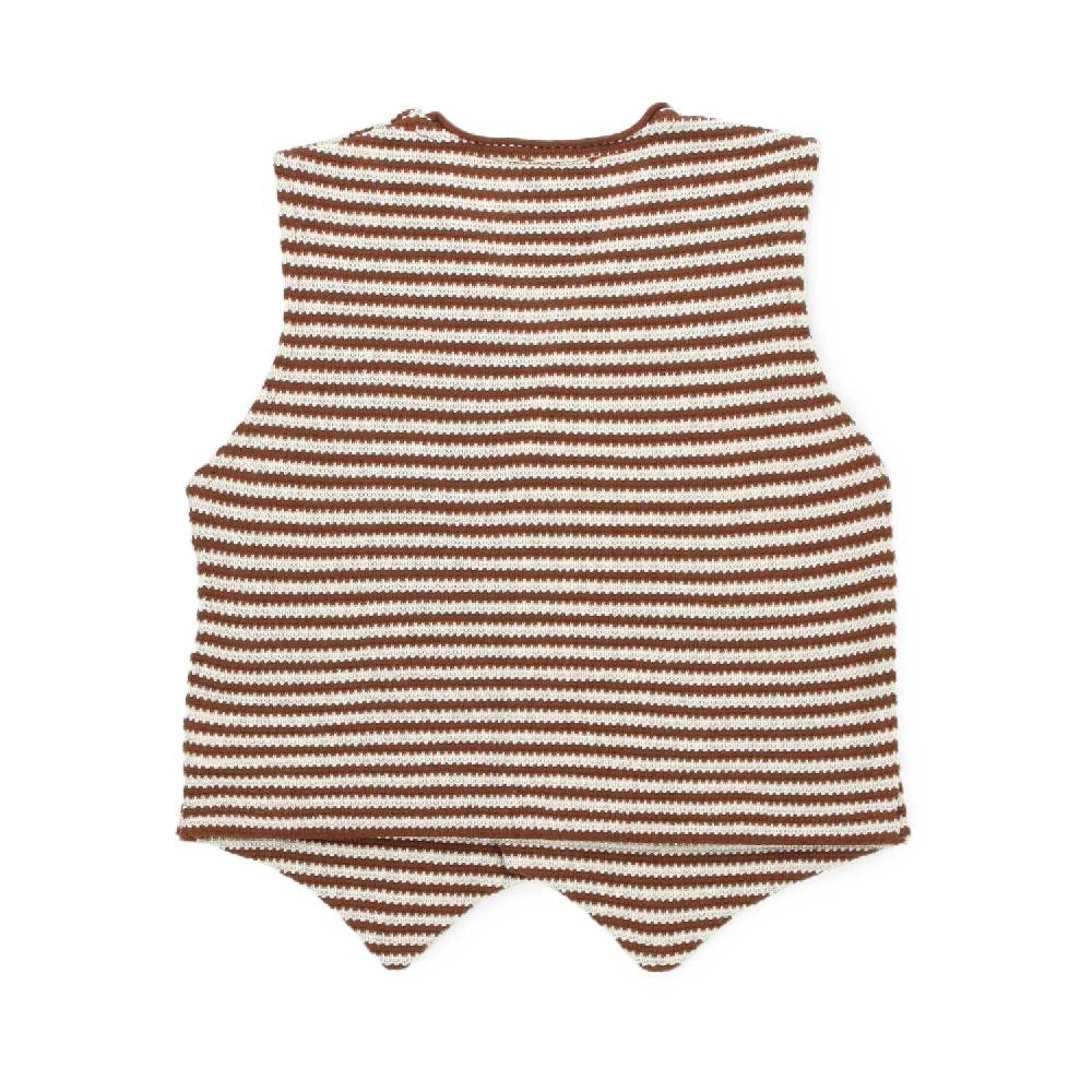 Nupkeet Gilet Gomera a righe Qualità