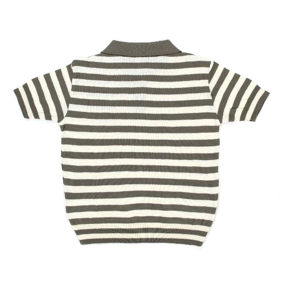 Nupkeet Polo Anafi panna e salvia a righe Vendita