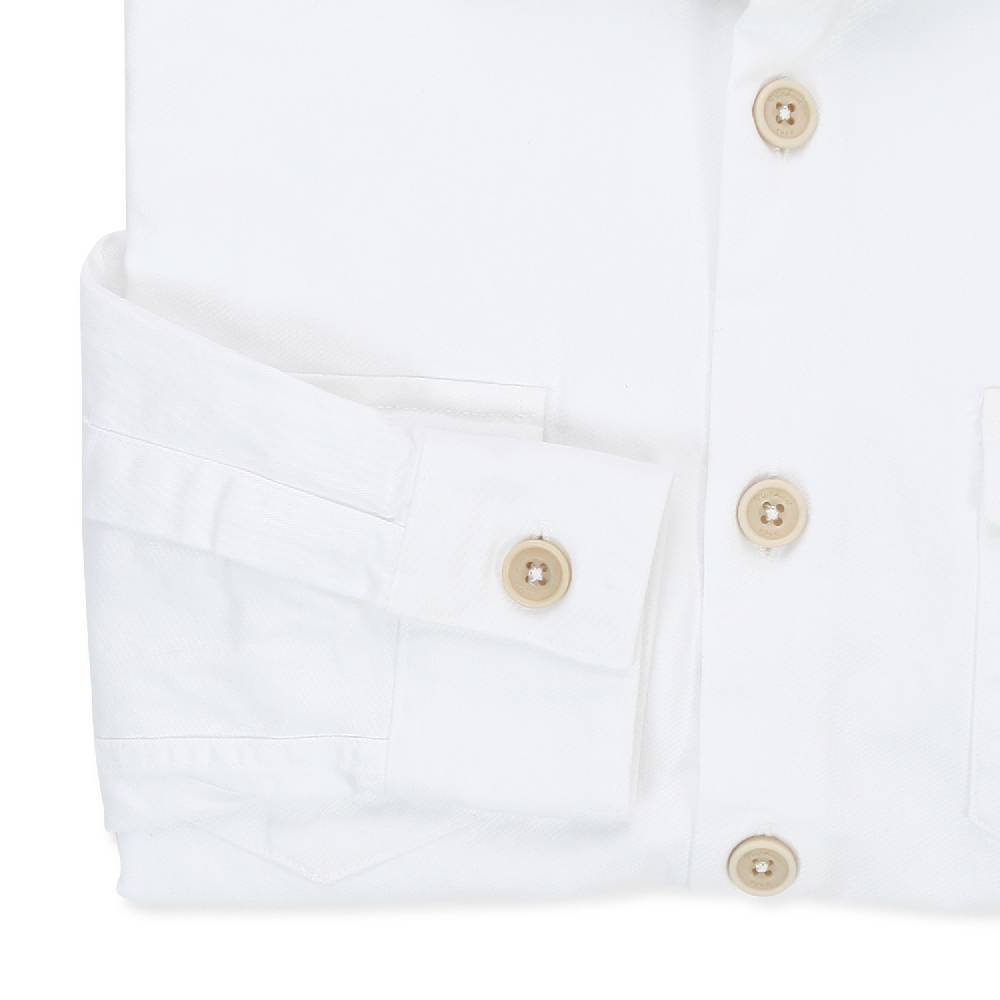 Nupkeet Giacca a camicia Portorico bianca Latest stili