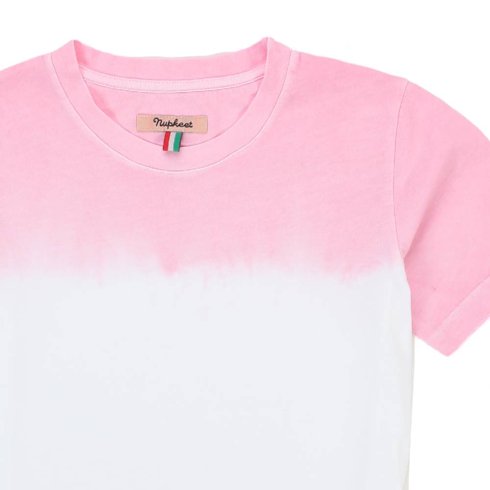 Nupkeet T-shirt Aruba bianca e peonia 2025