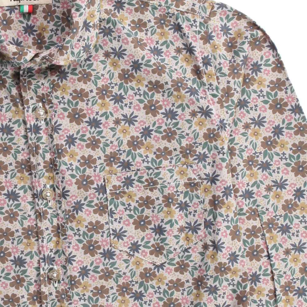 Nupkeet Geko a fiori – Camicia in popeline multicolor Acquista Ora
