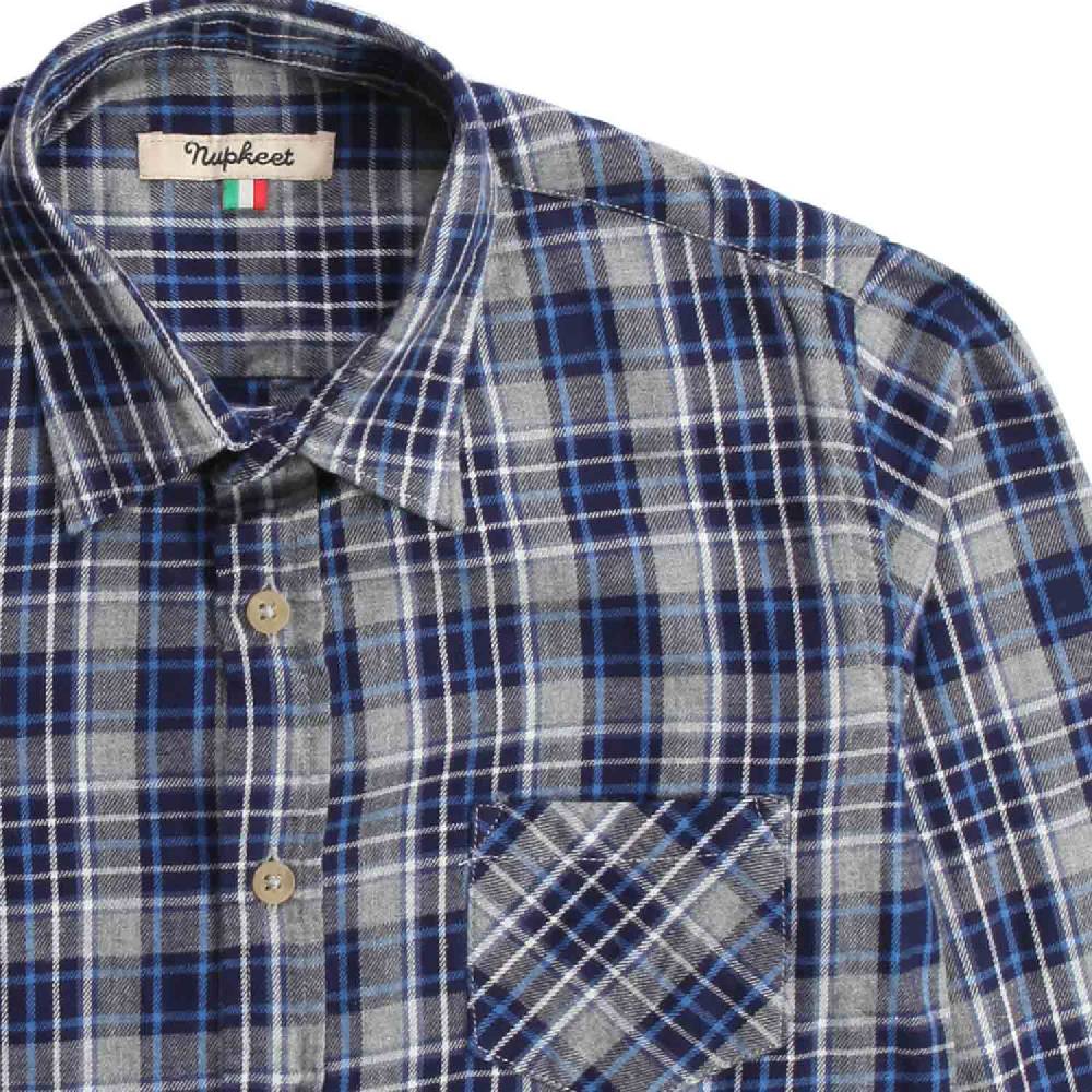 Nupkeet Daino check – Camicia in flanella multicolor Sostegno trimestrale
