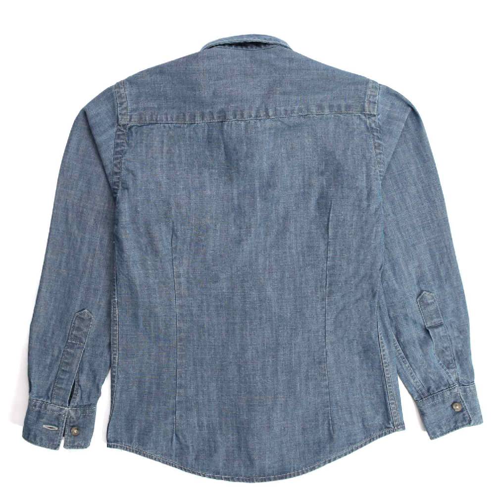 Nupkeet Gazza blu – Camicia in chambray bambino e teenager Fino Al -60%