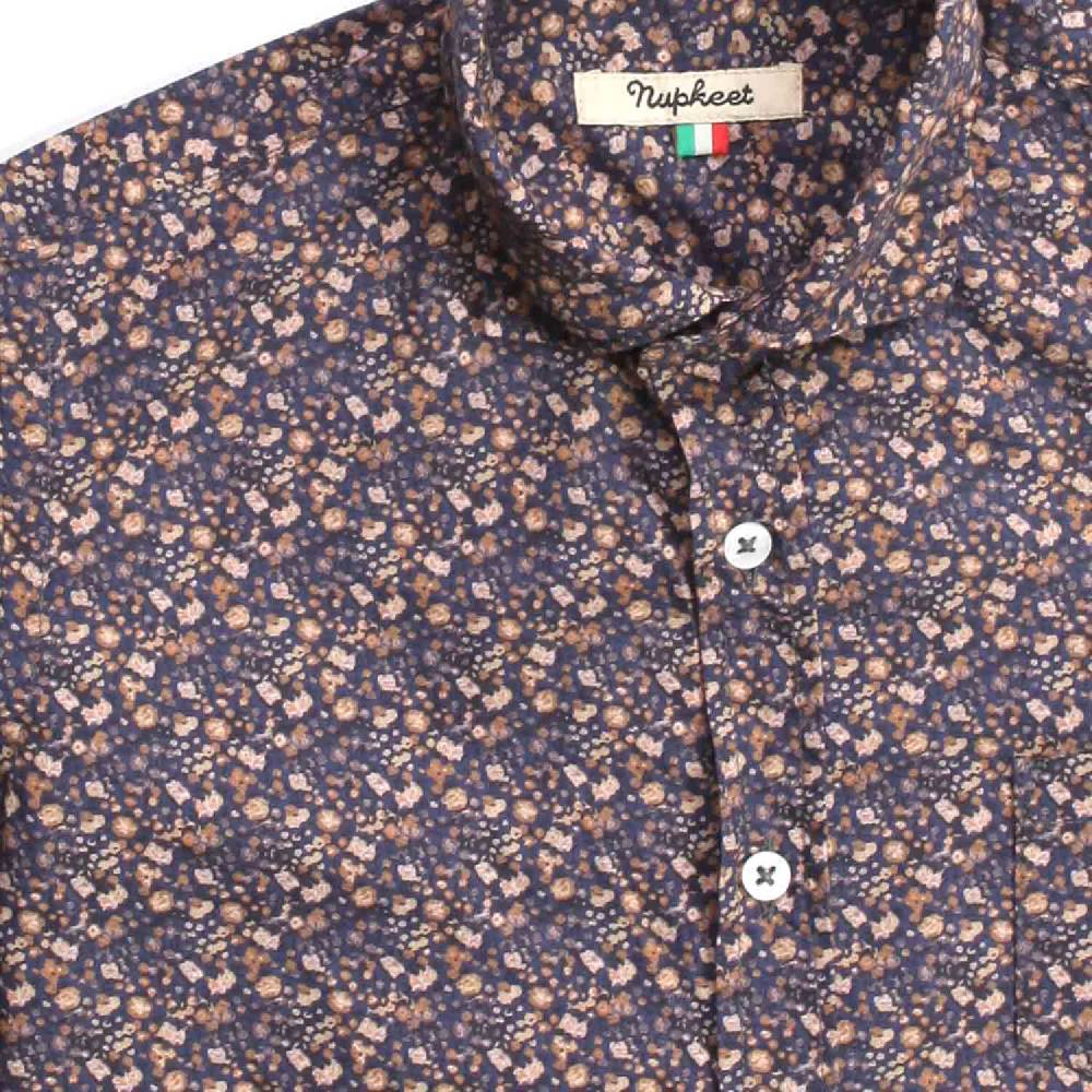 Nupkeet Emu a fiori – Camicia in popeline multicolor Shopping Online
