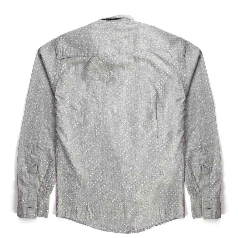Nupkeet Cincillà a pois – Camicia in flanella grigia e bianca Super sconto