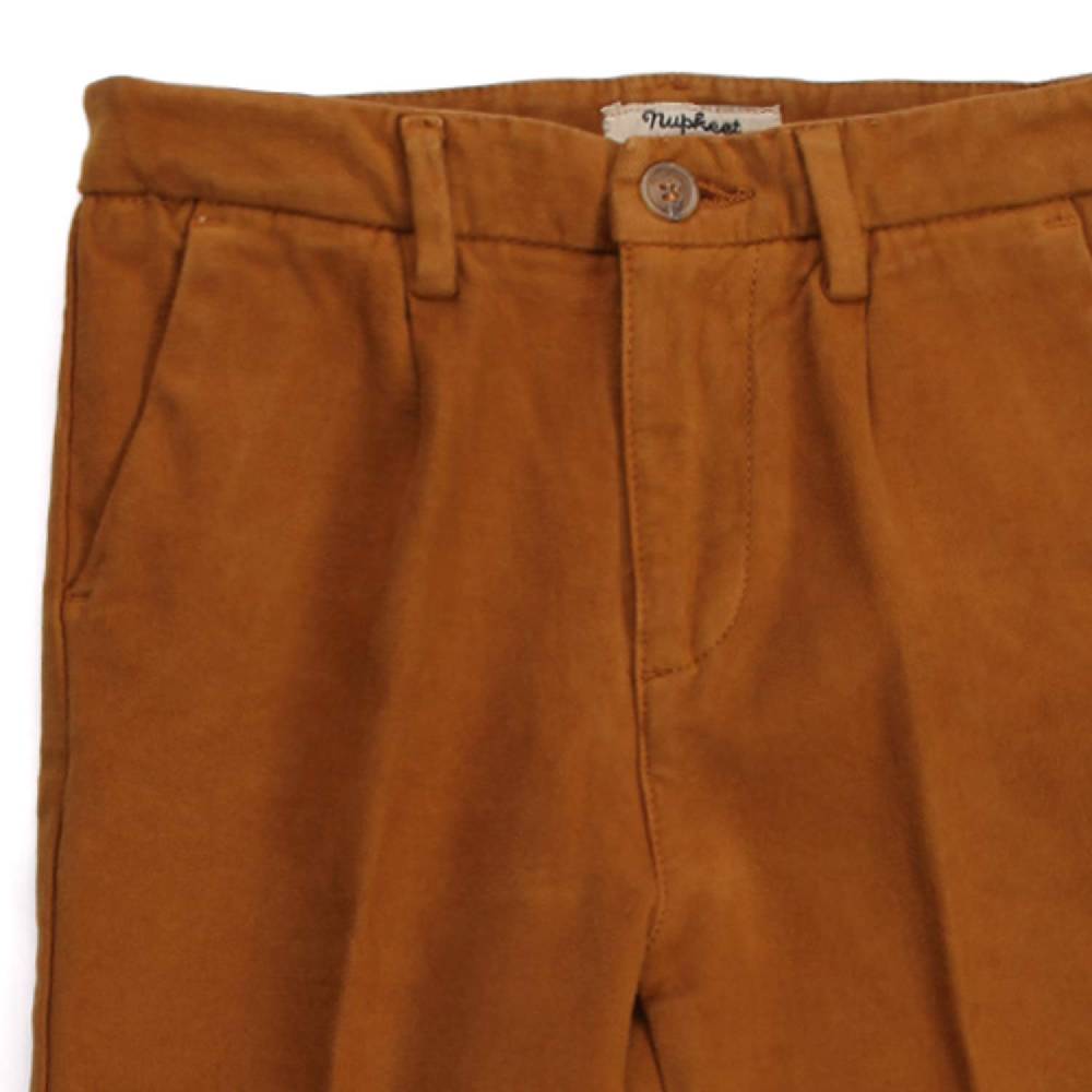 Nupkeet Gallo ocra – Pantalone fustagno bambino e teen Sconto