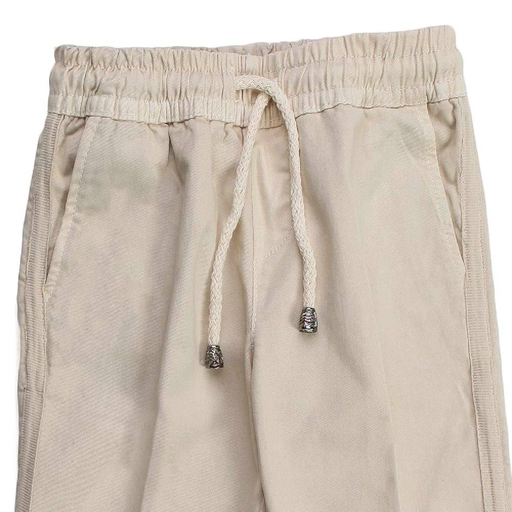 Nupkeet Cefalo panna – Pantalone in gabardine bambino e ragazzo Saldi