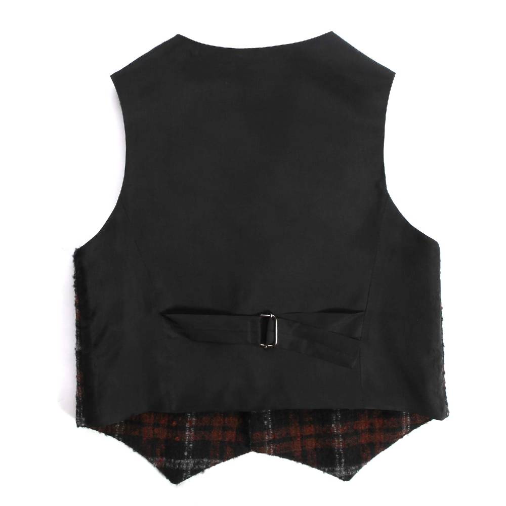 Nupkeet Rapace mattone – Gilet a quadri bambino e teenager Consegna Veloce