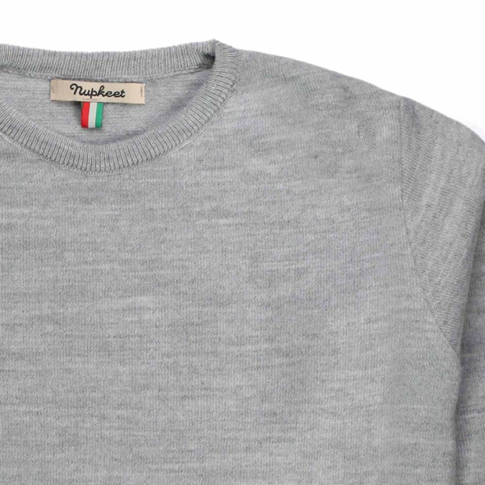 Nupkeet Cigno grigio chiaro – Pullover in tricot bambino e teenager Convenienza