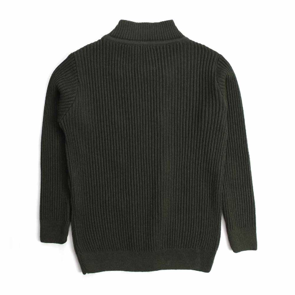 Nupkeet Passero verde militare – Giacca in tricot costa inglese Saldi