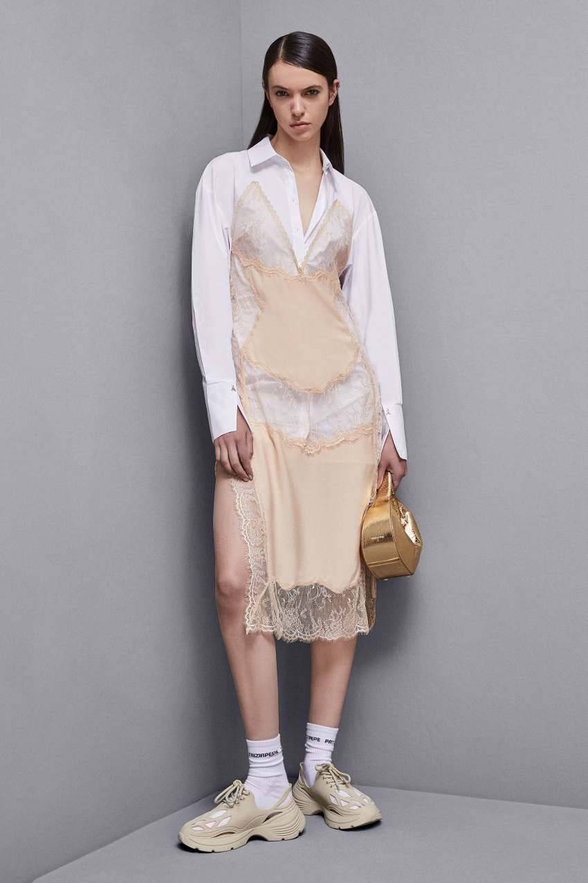 Patrizia Pepe Chemisier in satin di viscosa Bestseller
