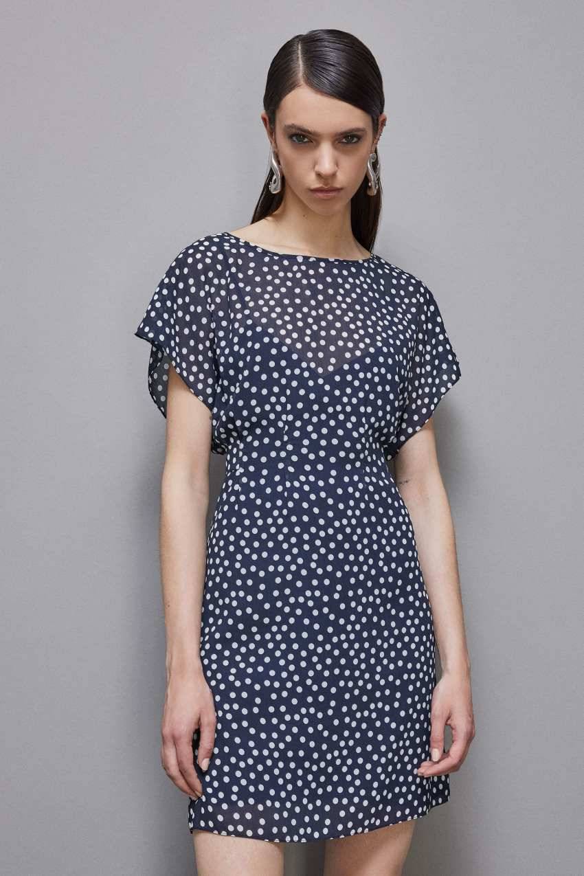 Patrizia Pepe Mini abito fantasia in georgette Hotsell