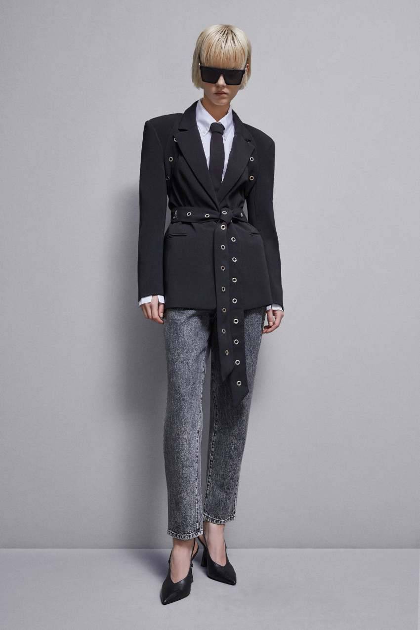 Patrizia Pepe Blazer in crepe taglio maschile Qualità Garantita
