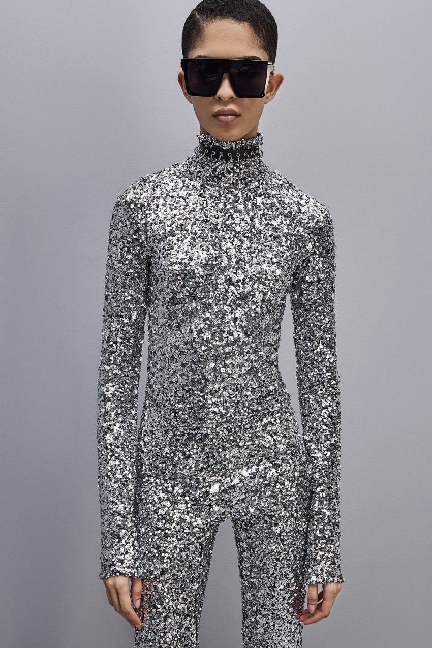 Patrizia Pepe Tuta in paillettes a collo alto Negozi Online