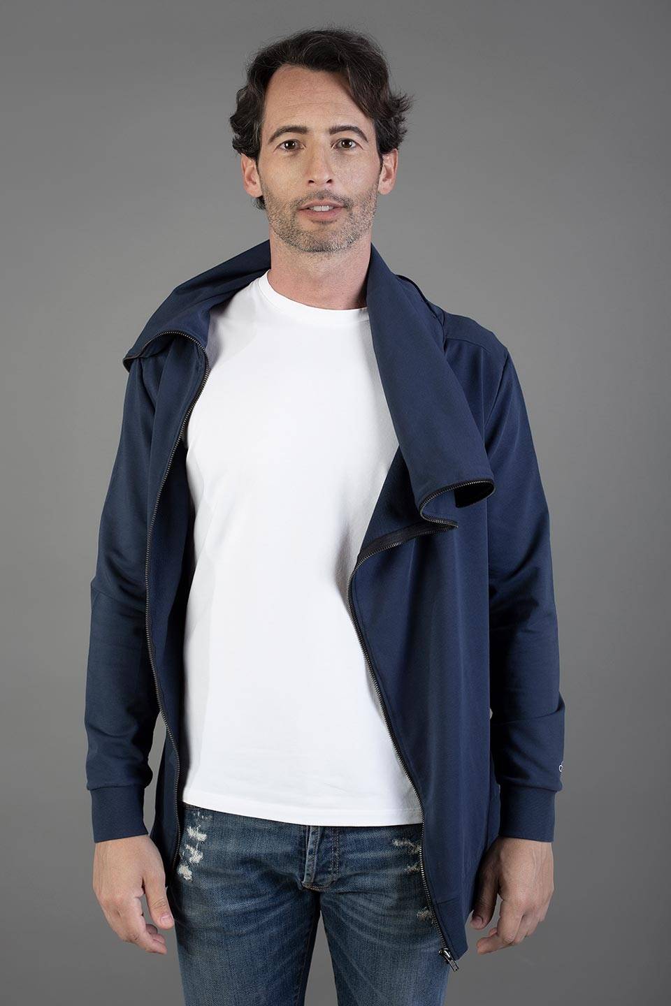 Paul Cortese Zip Totale Collo Alto - 3 colori Saldi Di Fabbrica