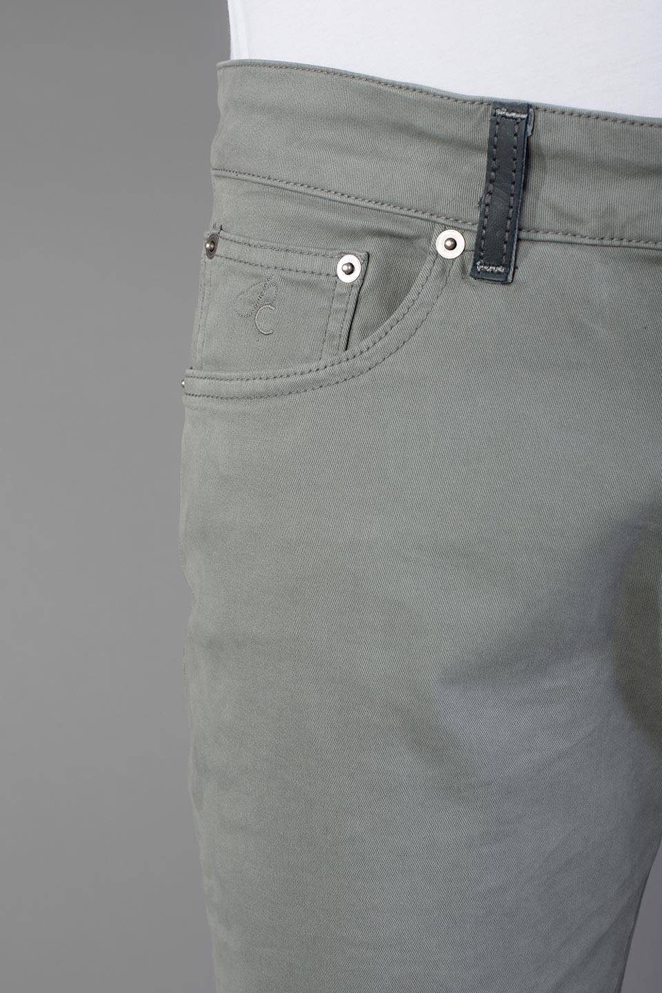 Paul Cortese Gabardine 5 tasche Grey Offerta