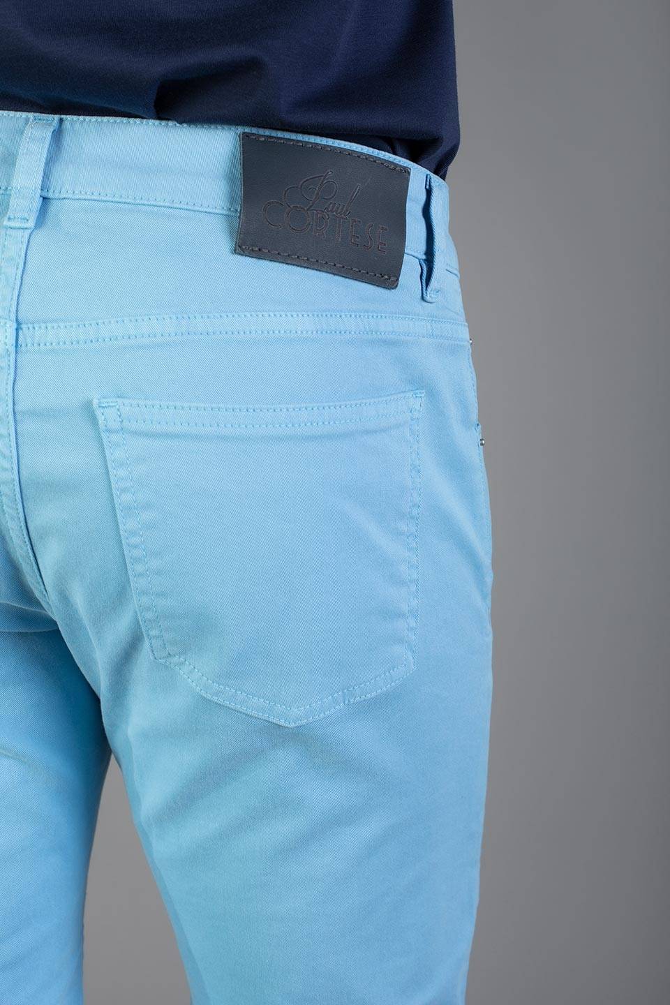 Paul Cortese Gabardine 5 tasche Capri Outlet