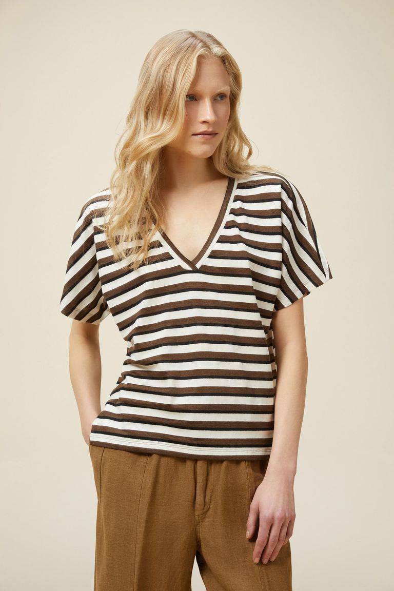 Pomandere T-shirt con scollo a V I Più Venduti