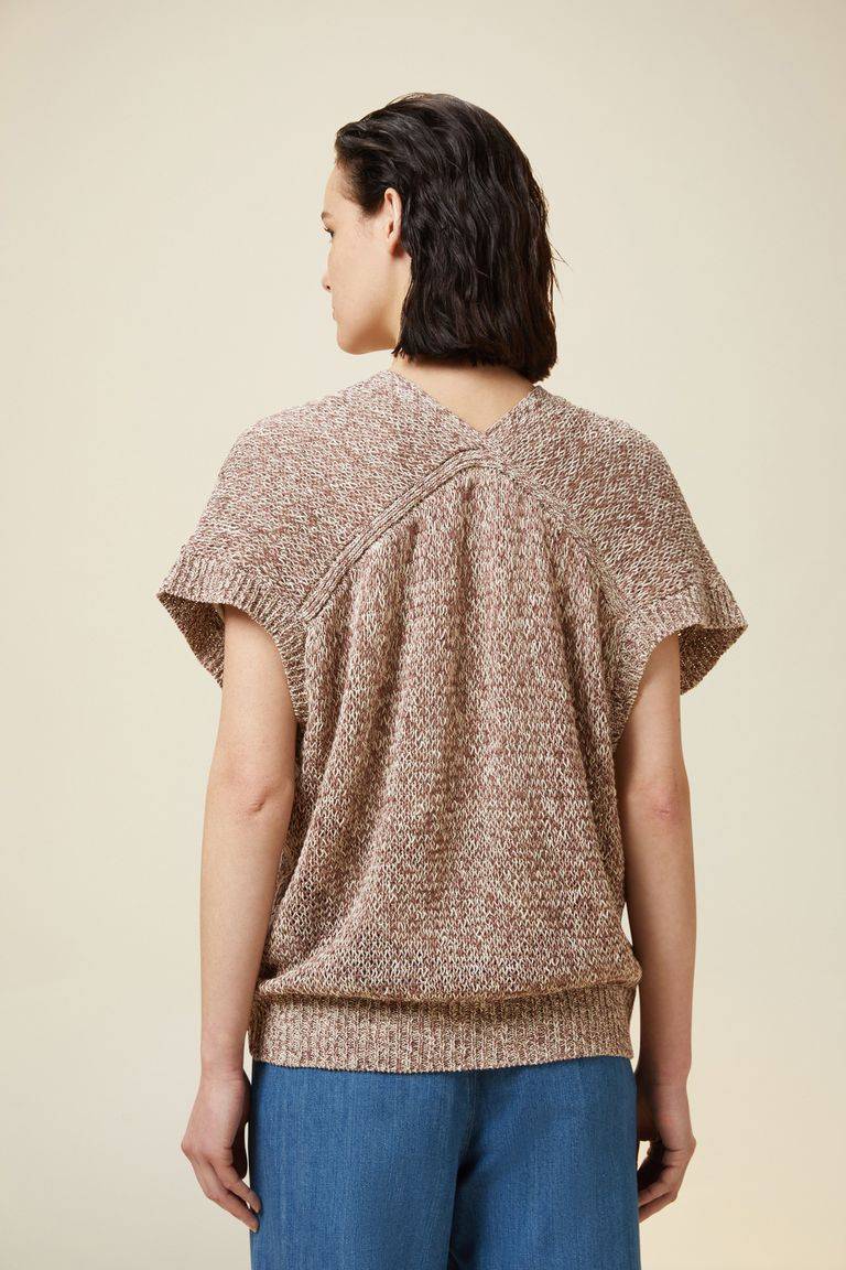 Pomandere Cardigan smanicato Nuova