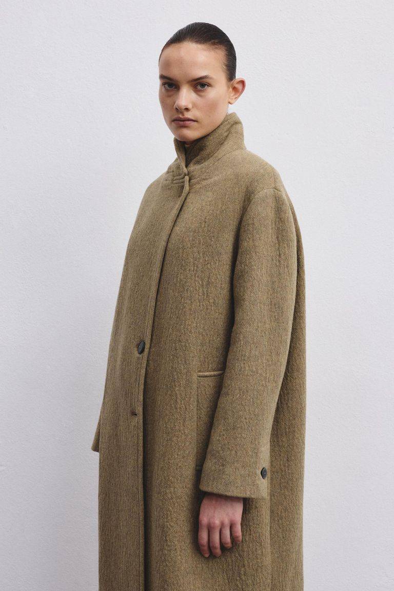 Pomandere Cappotto in panno di lana Moda