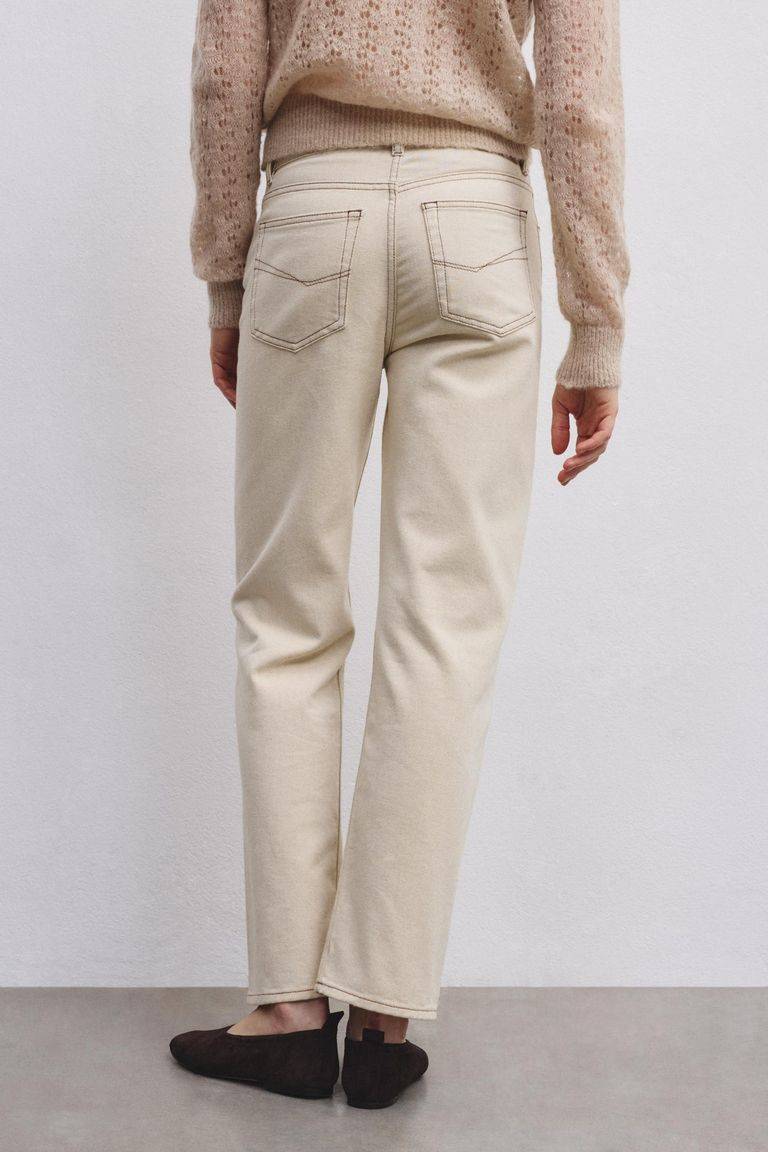 Pomandere Pantalone 5 tasche in bull denim Spedizione Gratuita