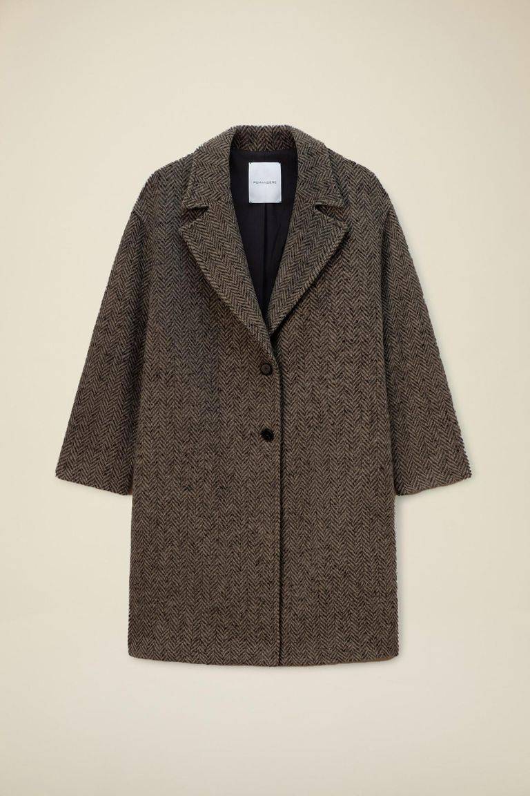 Pomandere Cappotto in resca di lana Pezzi Unici