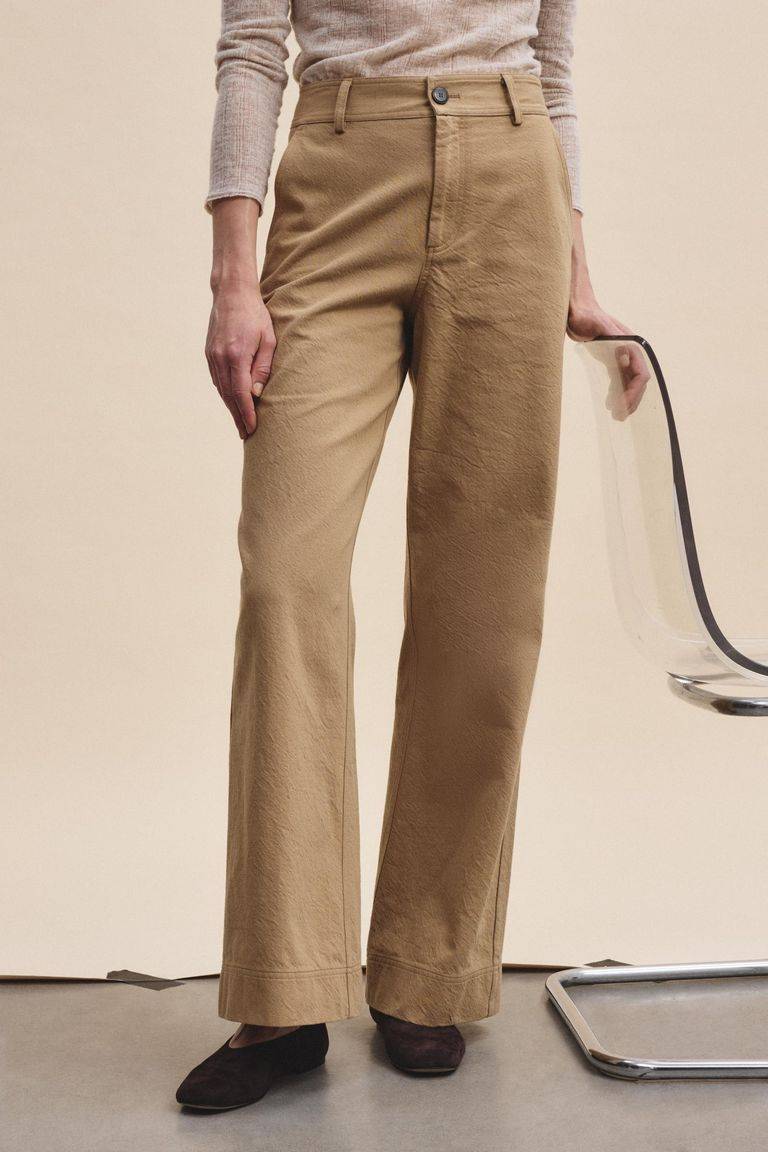 Pomandere Pantalone in diagonale di cotone lana Promozione Limitata