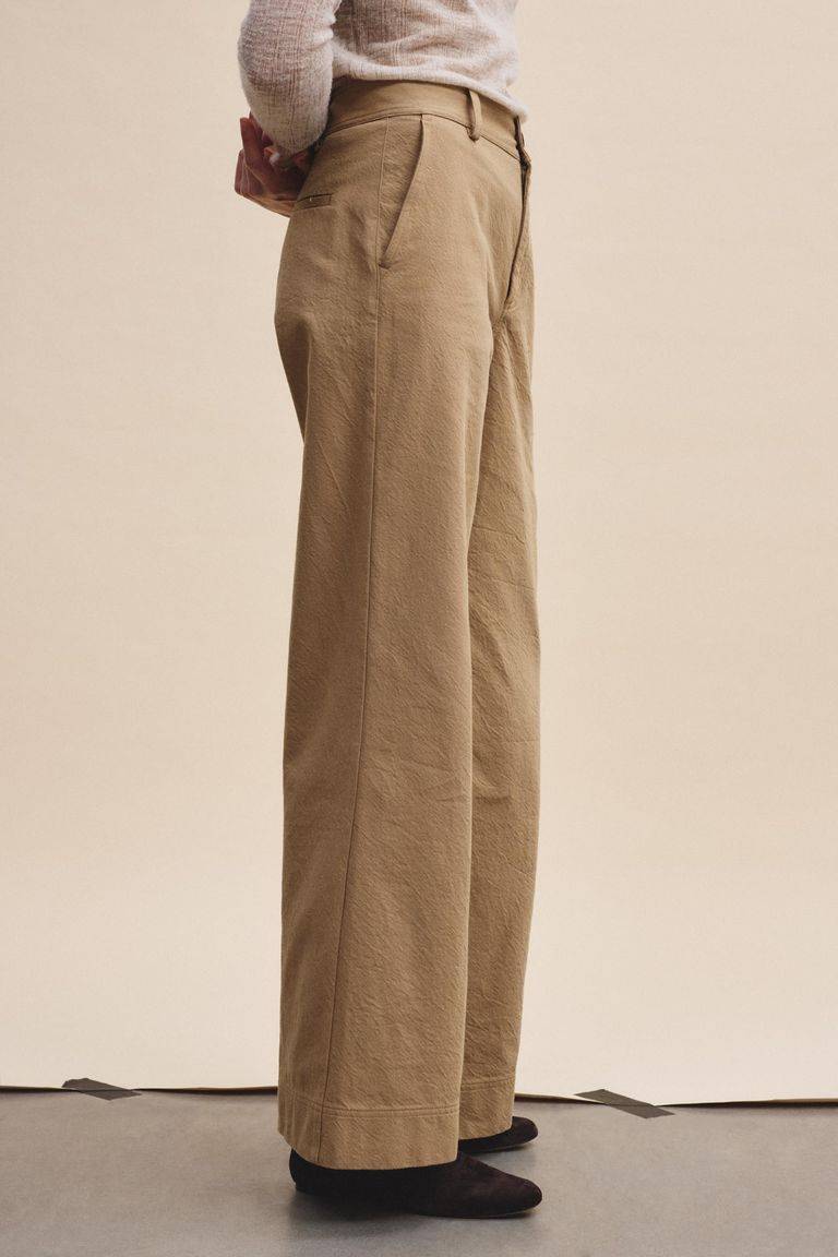 Pomandere Pantalone in diagonale di cotone lana Promozione Limitata