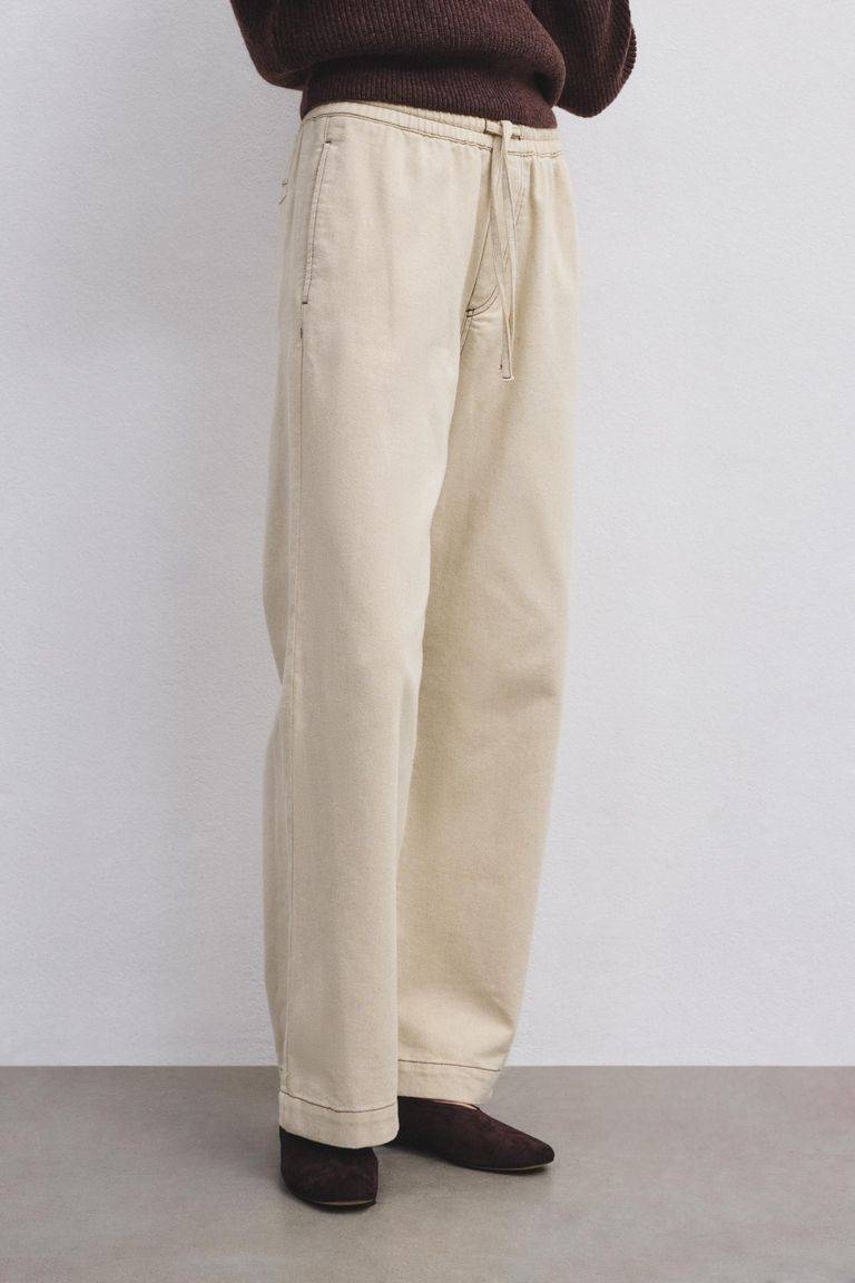 Pomandere Pantalone in bull denim Prezzo Ridotto