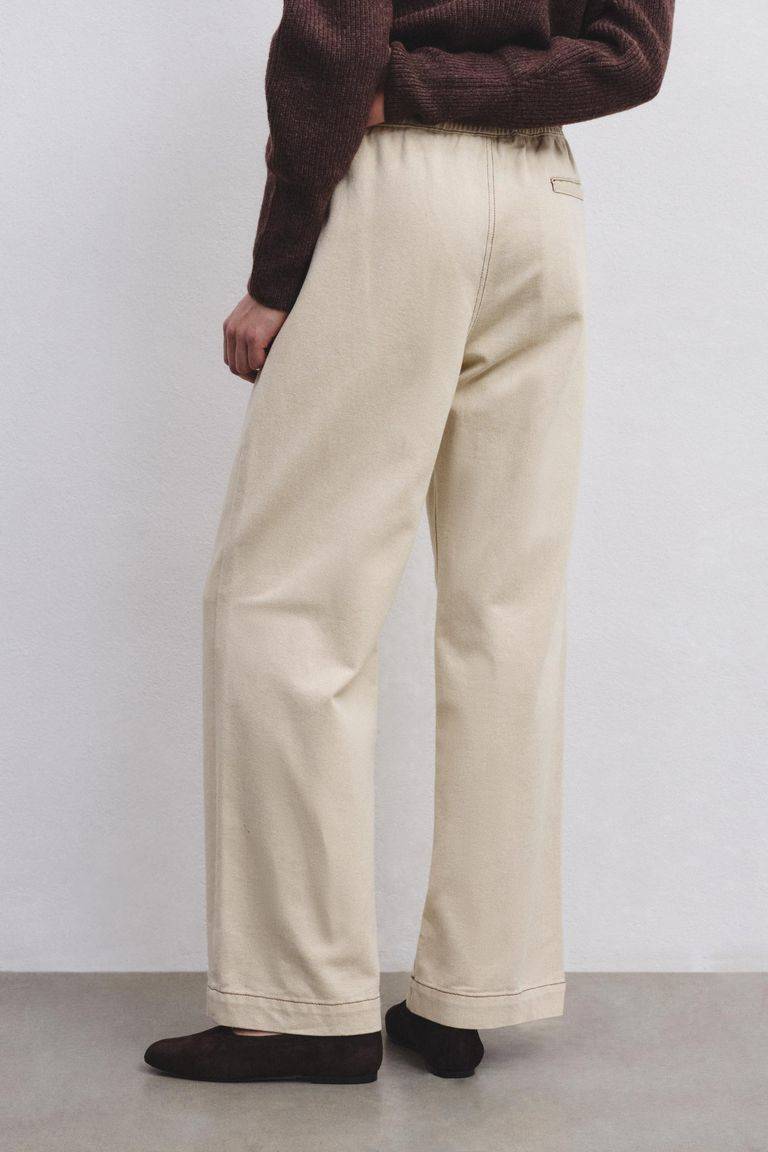 Pomandere Pantalone in bull denim Prezzo Ridotto