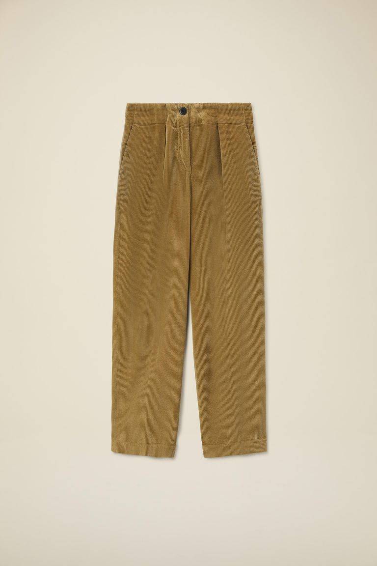 Pomandere Pantalone con pince in velluto a coste Economico
