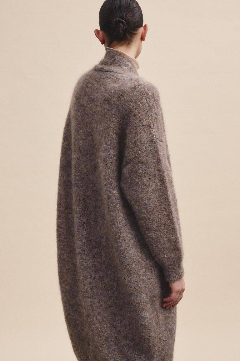 Pomandere Cardigan lungo in mohair Outlet