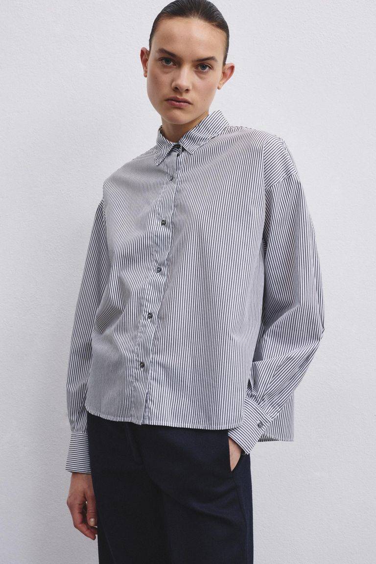 Pomandere Camicia in popeline rigato I Più Venduti