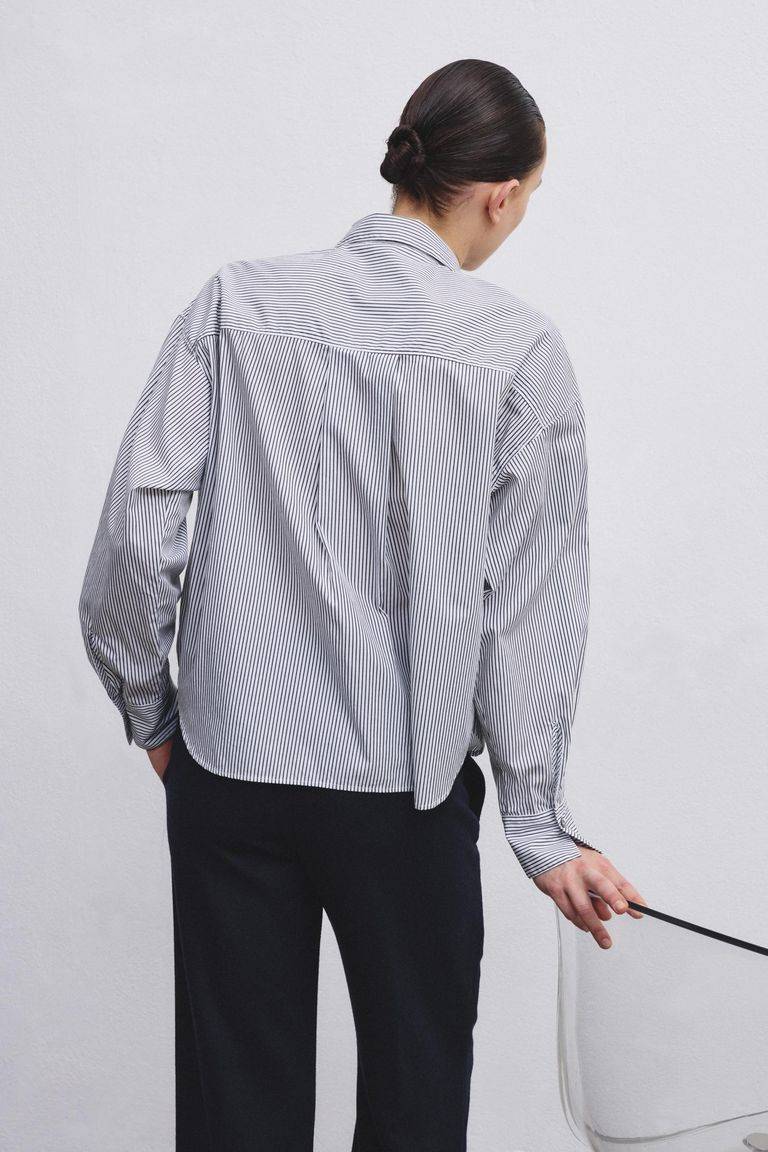 Pomandere Camicia in popeline rigato I Più Venduti