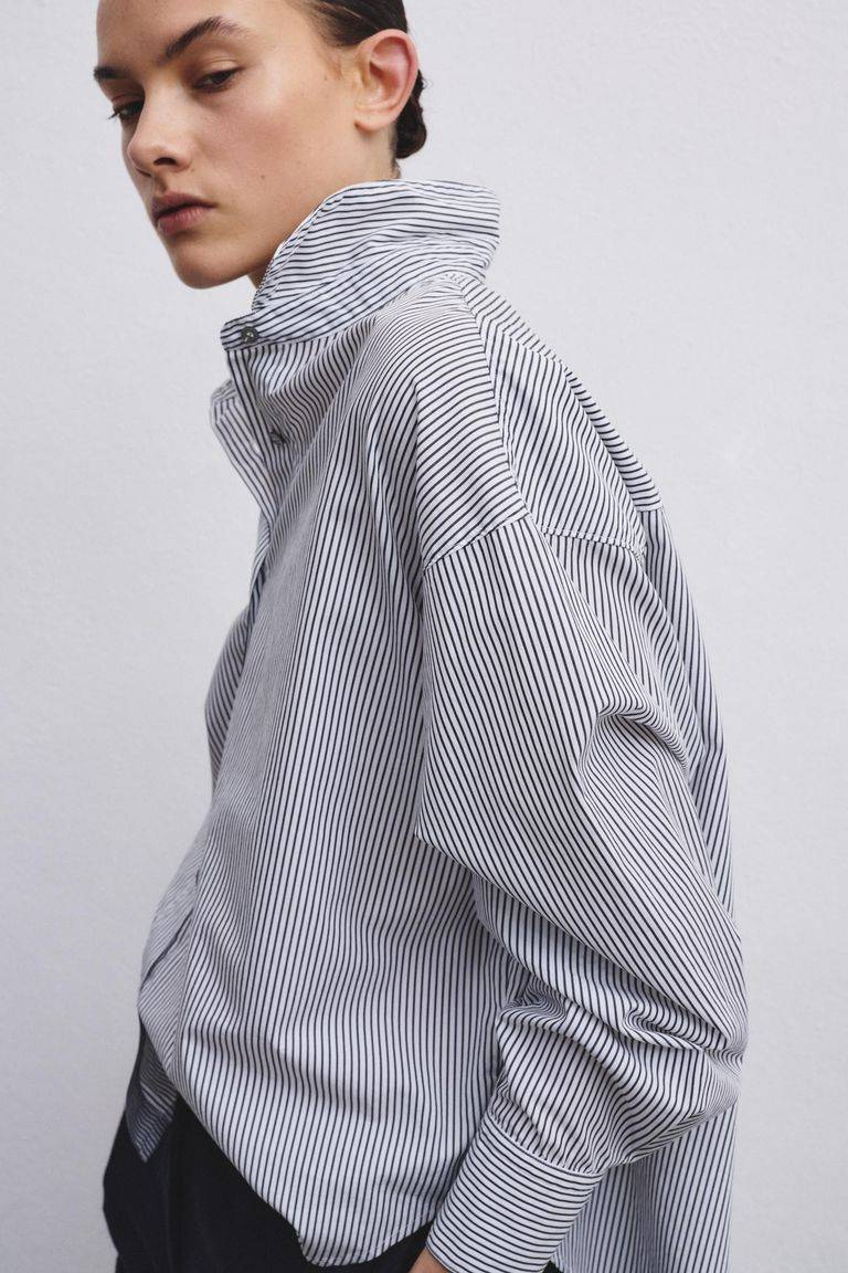Pomandere Camicia in popeline rigato I Più Venduti