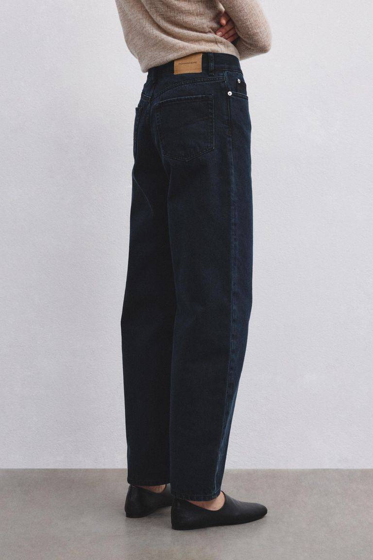 Pomandere Pantalone 5 tasche in denim scuro Nuova
